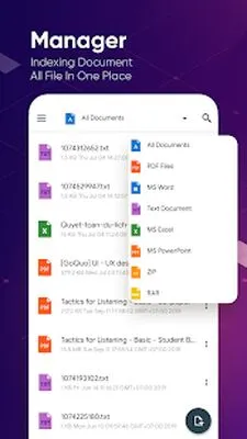 Baixe Office Reader: Gerencie Todos os Documentos (MOD Grátis com Anúncios) para Android - Captura de tela 1