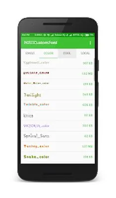 Baixe Instalador de Fonte Personalizada Para MIUI (MOD Premium) para Android - Captura de tela 1