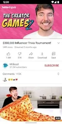 Baixe YouTube (Premium MOD) para Android - Captura de tela 1