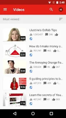 Baixe YouTube Studio (MOD Premium) para Android - Captura de tela 1