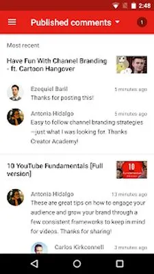 Baixe YouTube Studio (MOD Premium) para Android - Captura de tela 4