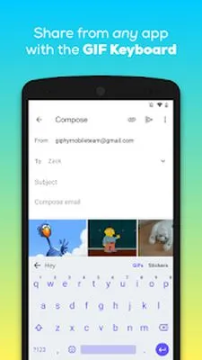Baixe GIPHY: Teclado de GIFs e Figurinhas e Criador (Versão Pro MOD) para Android - Captura de tela 4