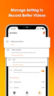 Baixe o Super Screen Recorder, Capture (MOD Premium) para Android - Captura de tela 2