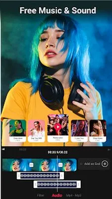 Baixe Yume: Editor de Vídeo Slideshow (MOD Premium) para Android - Captura de tela 2