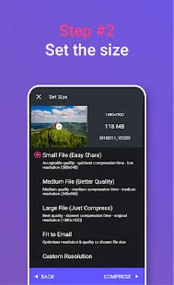 Baixe o Video Compressor Panda: Redimensionar & Compressar Vídeo (MOD Grátis com Anúncios) para Android - Captura de tela 1