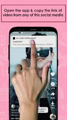 Baixe o Video Downloader Sem Marca D’Água (MOD Premium) para Android - Captura de tela 1