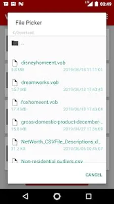 Baixe o VOB Video Player (MOD Premium) para Android - Captura de tela 4