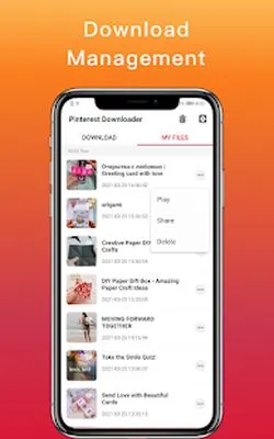 Baixe Video Downloader para Pinterest (MOD desbloqueado) para Android - Captura de tela 1