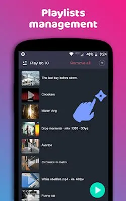 Baixe o Night Video Player (MOD Grátis com Anúncios) para Android - Captura de tela 1