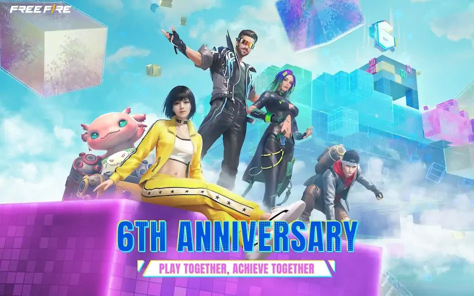 Download Free Fire: 6th Anniversary MOD [Unlimited money/gems] + MOD [Menu] APK for Android