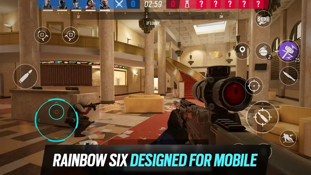 Download Rainbow Six Mobile MOD [Unlimited money/gems] + MOD [Menu] APK for Android