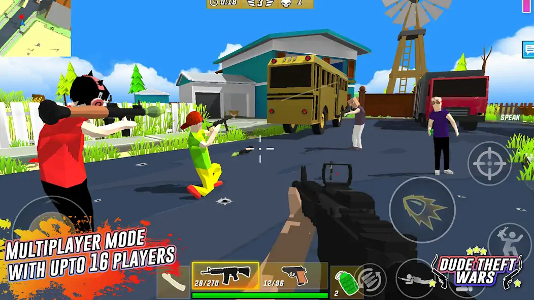 Download Dude Theft Wars: Offline games MOD [Unlimited money/gems] + MOD [Menu] APK for Android