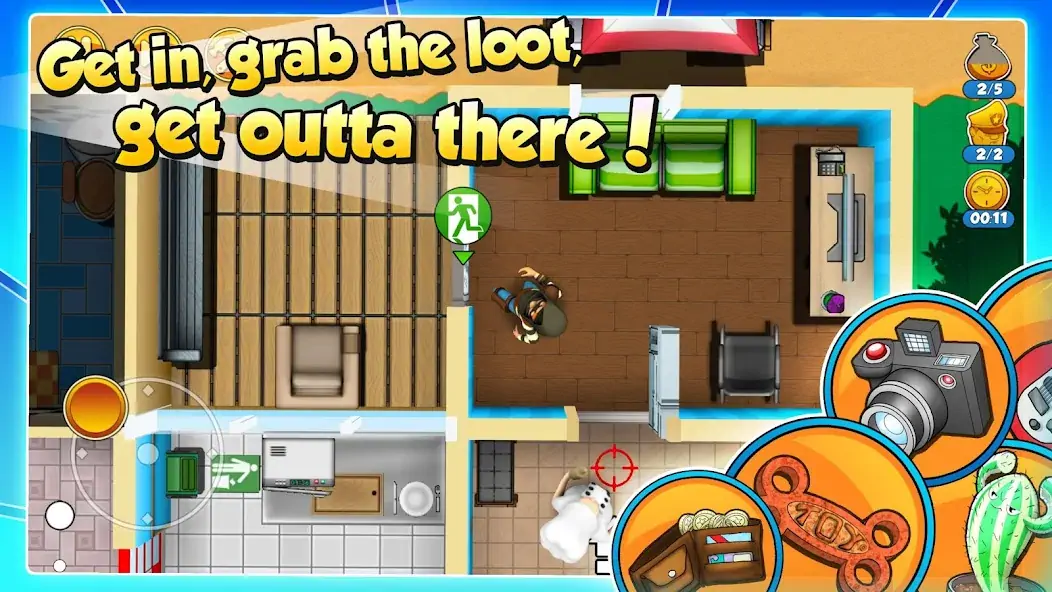 Download Robbery Bob 2: Double Trouble MOD [Unlimited money/coins] + MOD [Menu] APK for Android