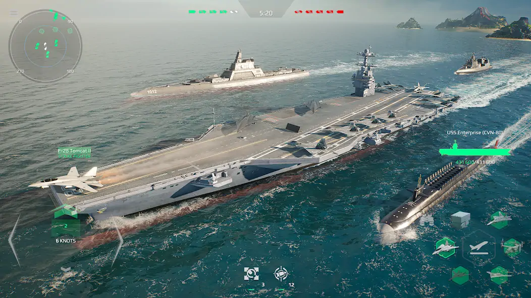 Download Modern Warships: Naval Battles MOD [Unlimited money/coins] + MOD [Menu] APK for Android