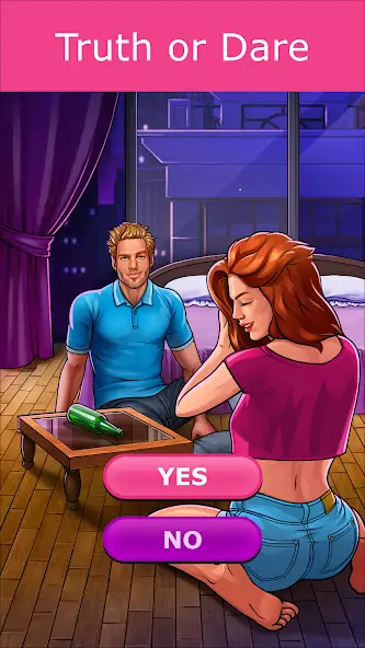 Download Kiss Kiss: Spin the Bottle MOD [Unlimited money/coins] + MOD [Menu] APK for Android