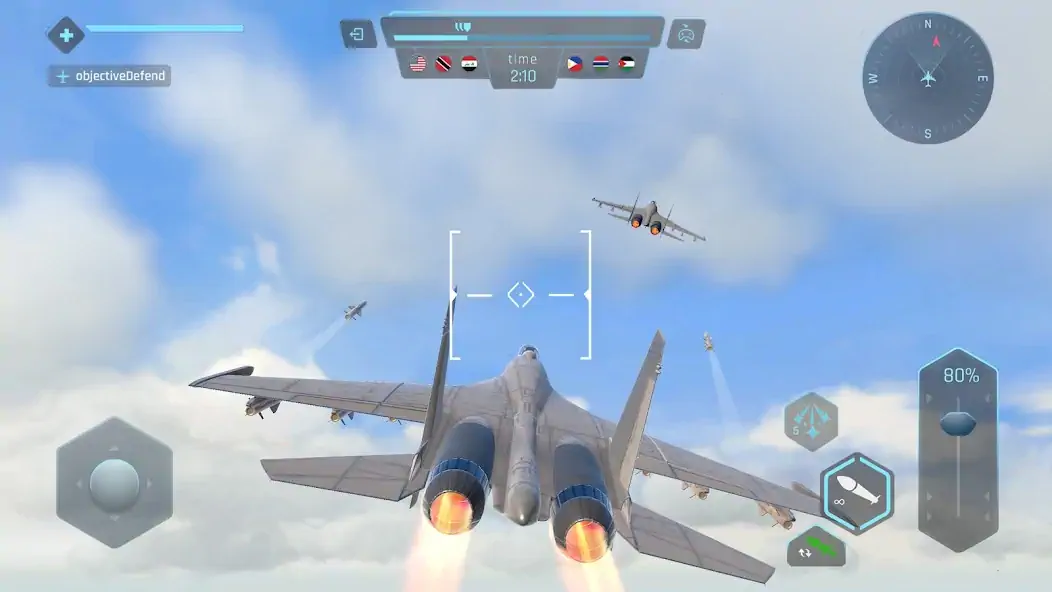 Download Sky Warriors: Airplane Games MOD [Unlimited money/coins] + MOD [Menu] APK for Android