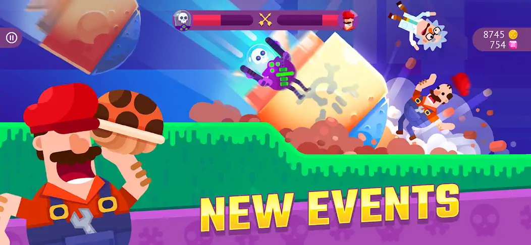 Download Bowmasters MOD [Unlimited money] + MOD [Menu] APK for Android