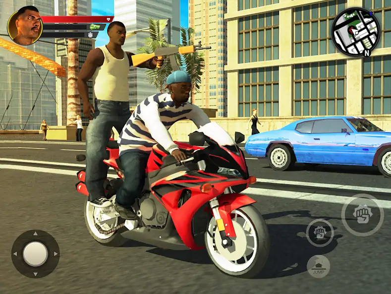 Download San Andreas Auto & Gang Wars MOD [Unlimited money] + MOD [Menu] APK for Android