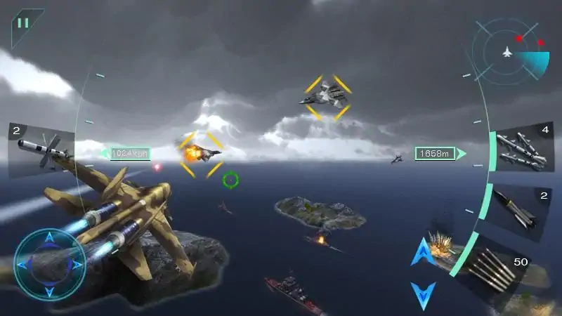 Download Sky Fighters 3D MOD [Unlimited money/gems] + MOD [Menu] APK for Android