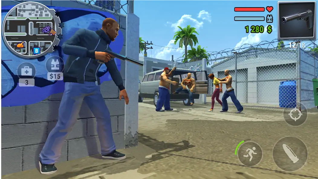 Download Gangs Town Story MOD [Unlimited money/coins] + MOD [Menu] APK for Android