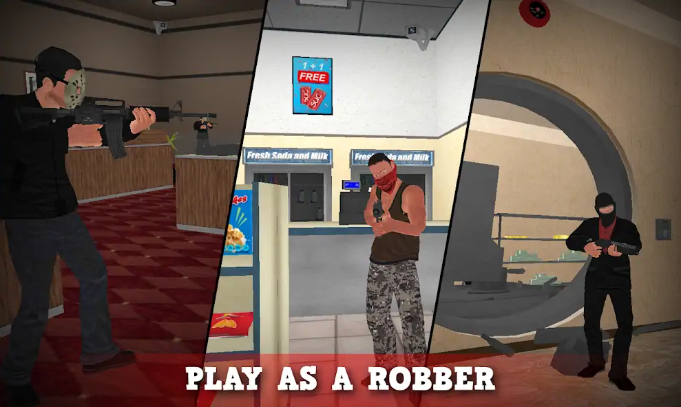 Download Justice Rivals 3 Cops&Robbers MOD [Unlimited money/gems] + MOD [Menu] APK for Android