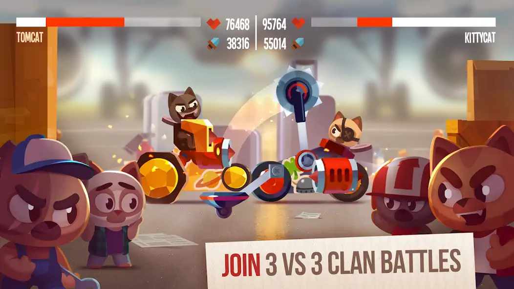 Download CATS: Crash Arena Turbo Stars MOD [Unlimited money/gems] + MOD [Menu] APK for Android