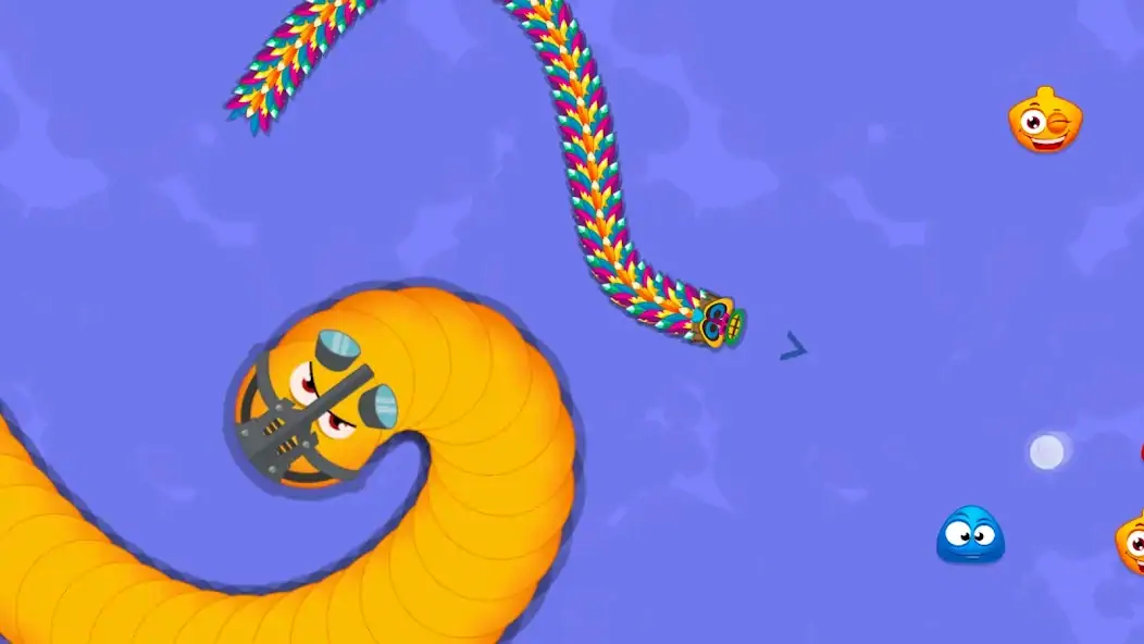 Download Worm Hunt - Snake game iO zone MOD [Unlimited money] + MOD [Menu] APK for Android