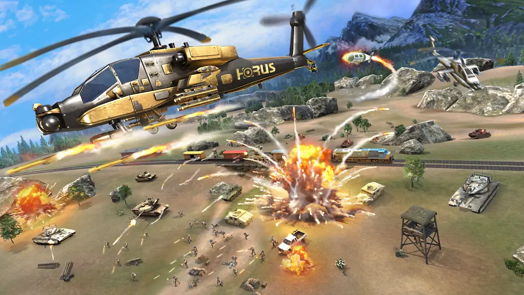 Download World War: Fight For Freedom MOD [Unlimited money/gems] + MOD [Menu] APK for Android