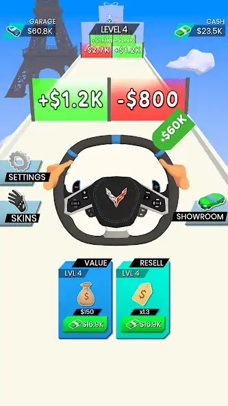 Download Steering Wheel Evolution MOD [Unlimited money/gems] + MOD [Menu] APK for Android