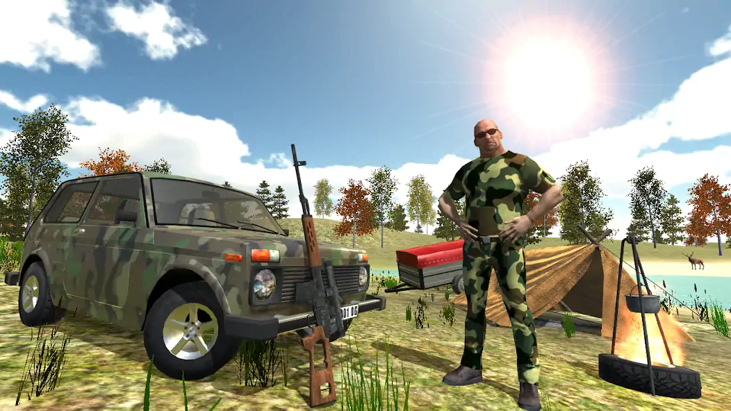 Download Hunting Simulator 4x4 MOD [Unlimited money] + MOD [Menu] APK for Android