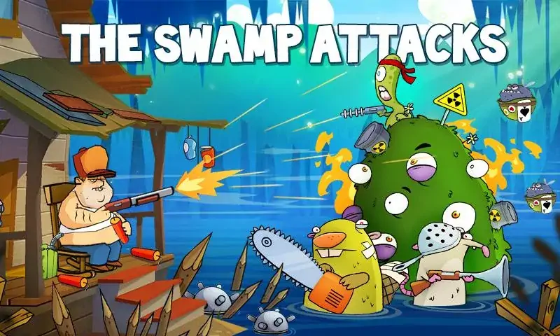 Download Swamp Attack MOD [Unlimited money/coins] + MOD [Menu] APK for Android