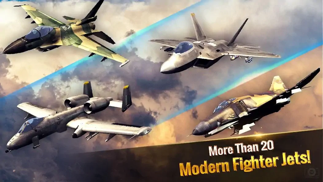 Download Ace Fighter: Modern Air Combat MOD [Unlimited money/coins] + MOD [Menu] APK for Android