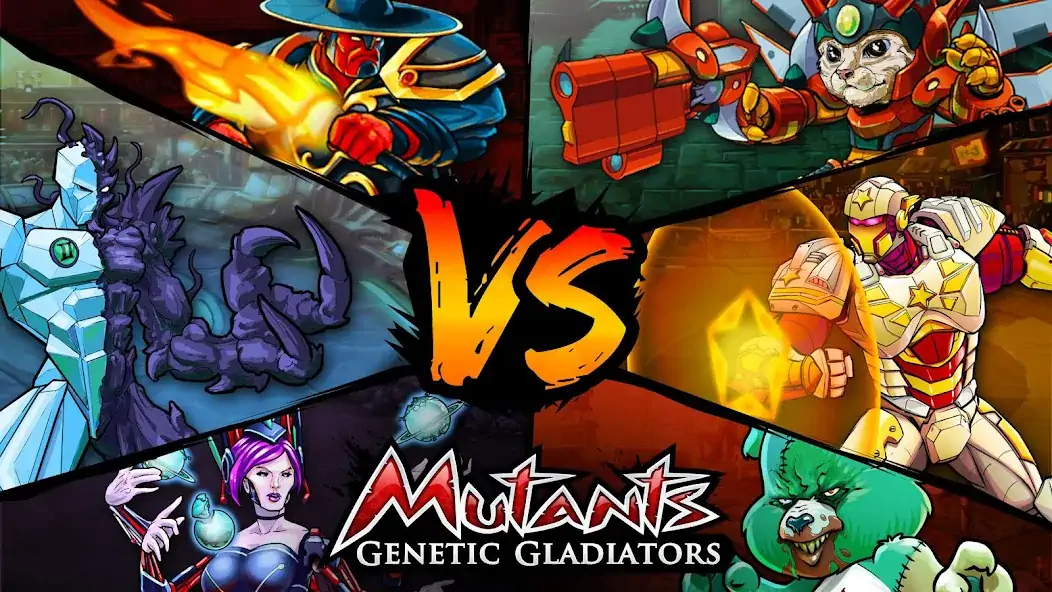 Download Mutants Genetic Gladiators MOD [Unlimited money/gems] + MOD [Menu] APK for Android