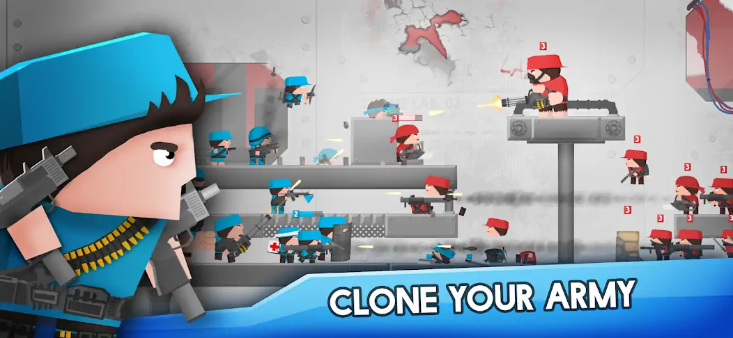 Download Clone Armies: Battle Game MOD [Unlimited money] + MOD [Menu] APK for Android