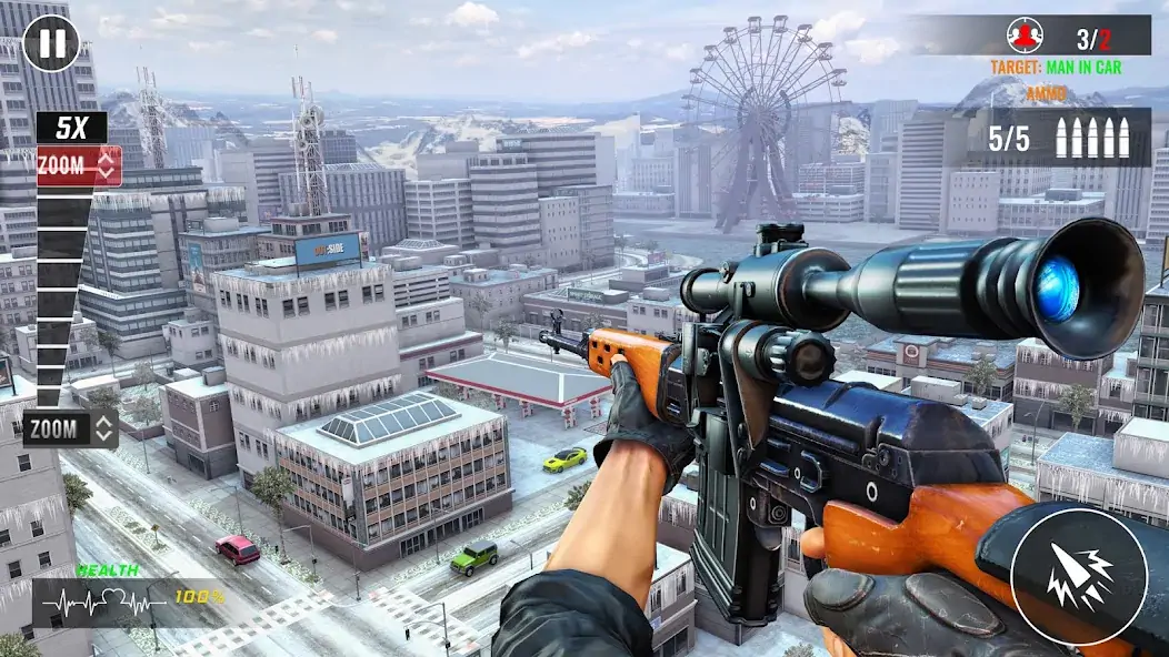 Download Sniper Games 3D - Gun Games MOD [Unlimited money/gems] + MOD [Menu] APK for Android