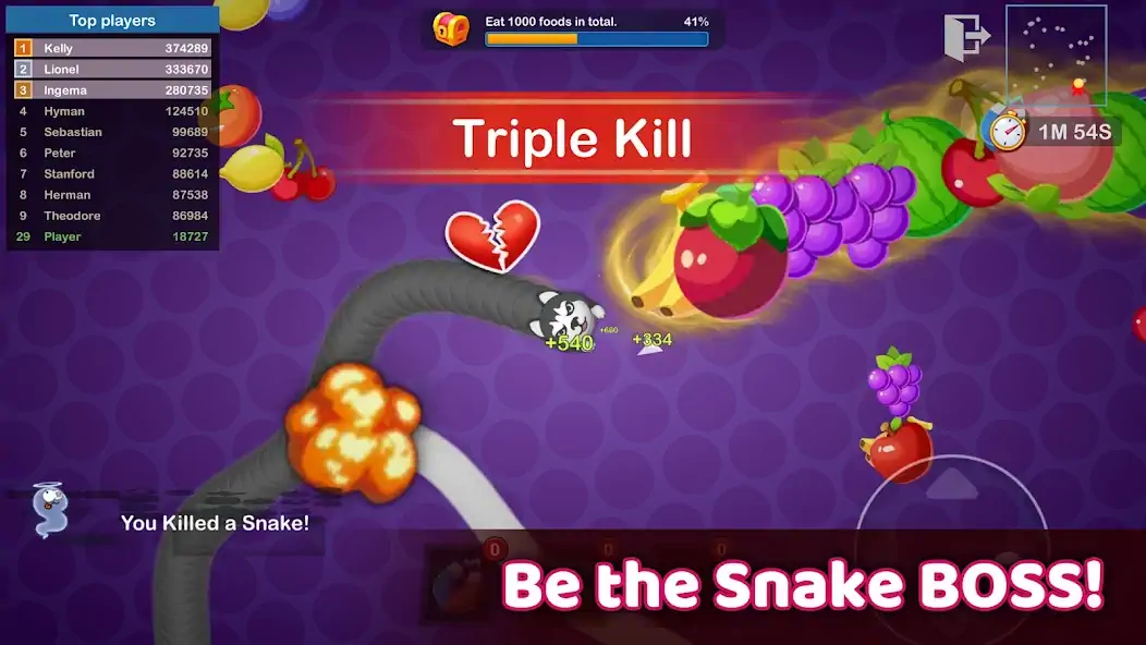 Download Snake Merge: idle & io game MOD [Unlimited money/coins] + MOD [Menu] APK for Android