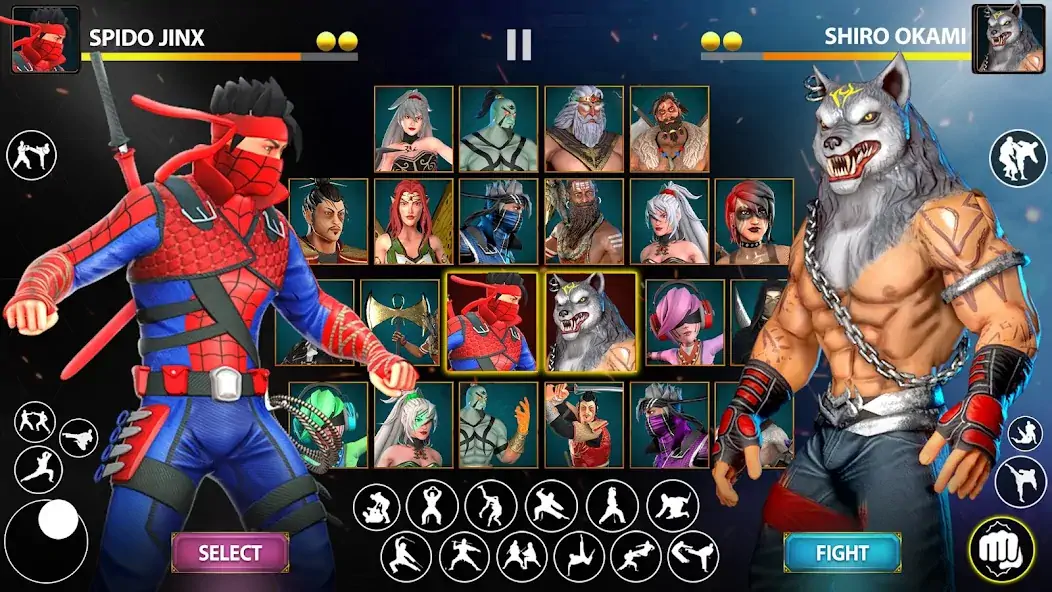 Download Ninja Master: Fighting Games MOD [Unlimited money] + MOD [Menu] APK for Android