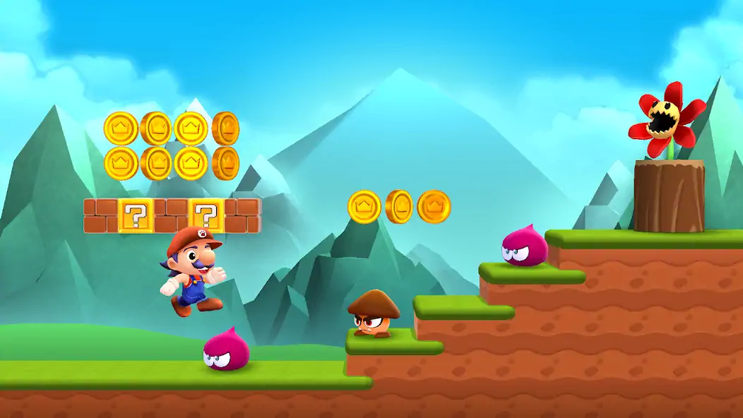Download Super Merry Go: Maro Bros MOD [Unlimited money/gems] + MOD [Menu] APK for Android