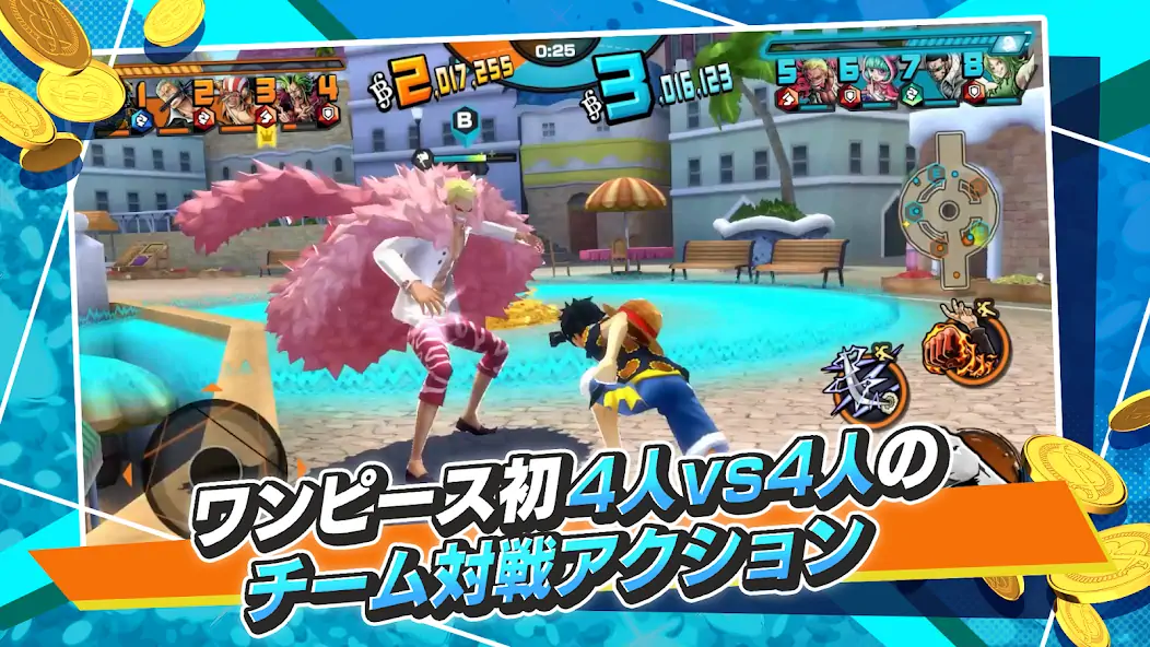 Download ONE PIECE バウンティラッシュ - アクションゲーム MOD [Unlimited money] + MOD [Menu] APK for Android