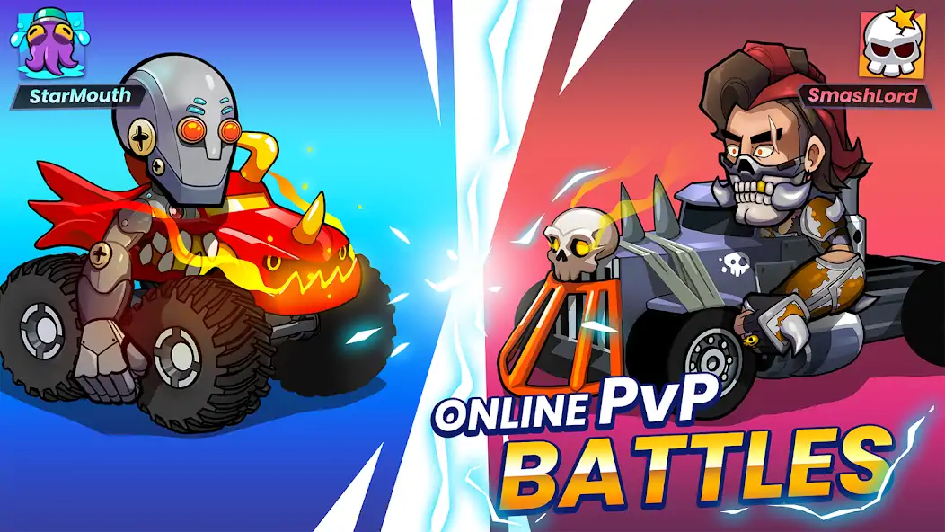 Download Smash Stars: Crazy Car Clash! MOD [Unlimited money/gems] + MOD [Menu] APK for Android