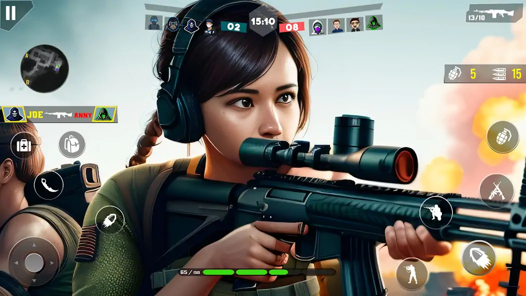 Download Critical Action Shooting Games MOD [Unlimited money/coins] + MOD [Menu] APK for Android