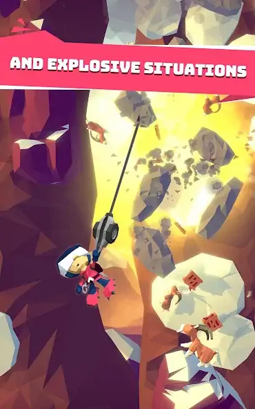 Download Hang Line: Mountain Climber MOD [Unlimited money/gems] + MOD [Menu] APK for Android
