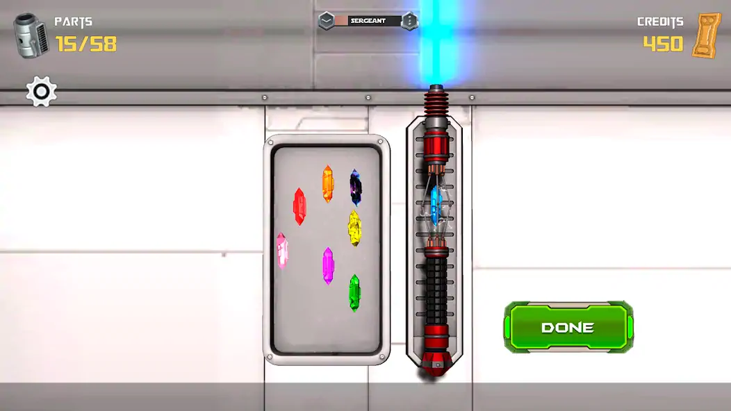 Download Space Force - Laser Saber Game MOD [Unlimited money/gems] + MOD [Menu] APK for Android