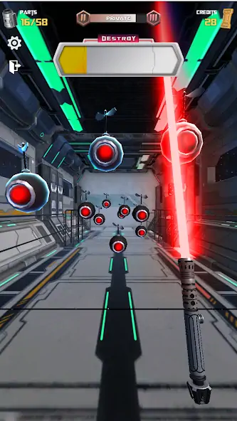 Download Space Force - Laser Saber Game MOD [Unlimited money/gems] + MOD [Menu] APK for Android