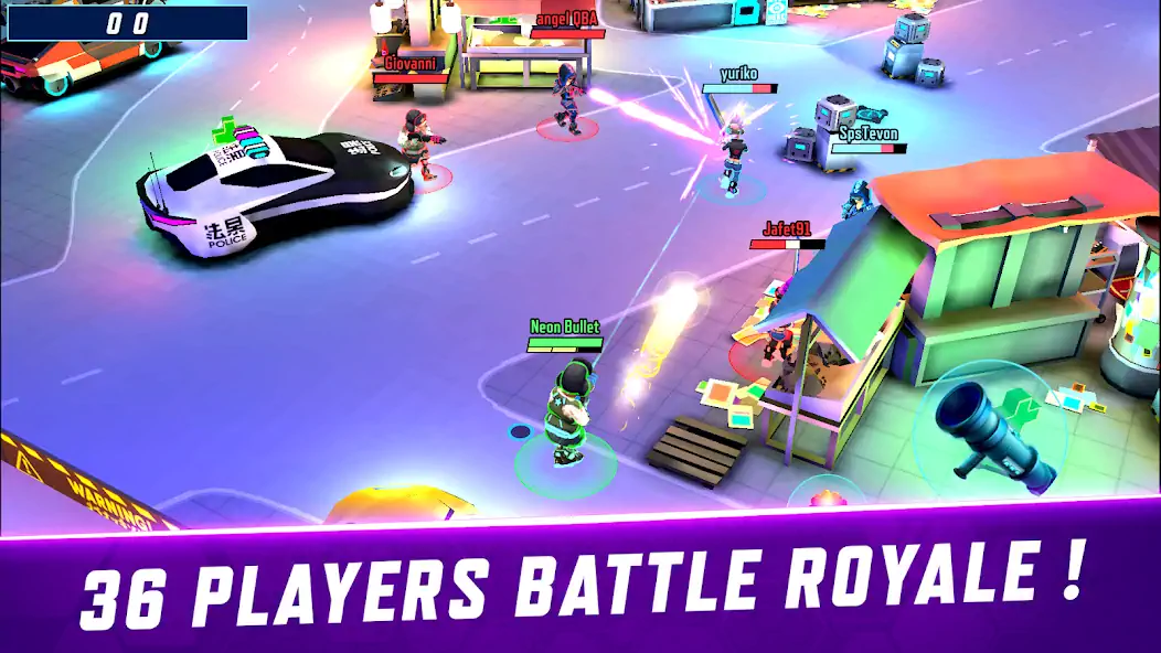 Download Gridpunk Battle Royale 3v3 PvP MOD [Unlimited money/gems] + MOD [Menu] APK for Android