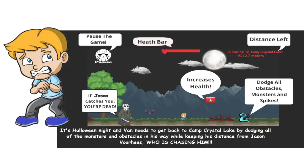 Download Escape from Jason Voorhees MOD [Unlimited money/gems] + MOD [Menu] APK for Android