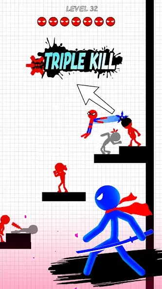 Download Stickman Hero: Teleport Fight MOD [Unlimited money/coins] + MOD [Menu] APK for Android
