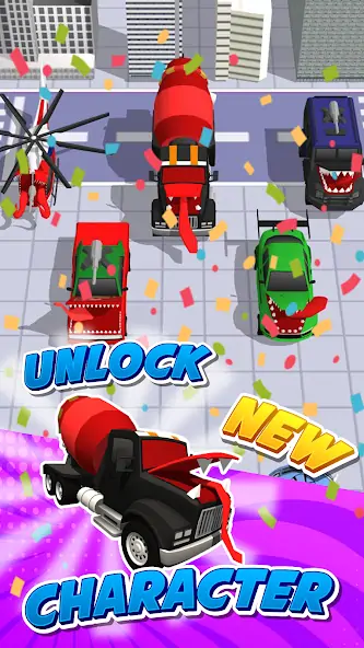 Download Car Monster Truck Color Battle MOD [Unlimited money/gems] + MOD [Menu] APK for Android
