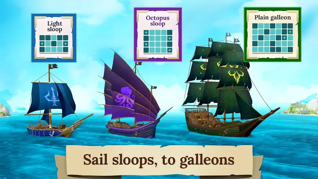 Download Pirate Ships・Build and Fight MOD [Unlimited money/gems] + MOD [Menu] APK for Android
