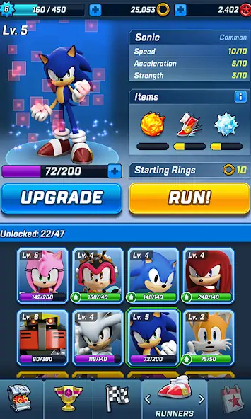 Download Sonic Forces - Running Battle MOD [Unlimited money/gems] + MOD [Menu] APK for Android